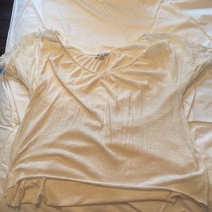 American eagle top. Sheer sleeves